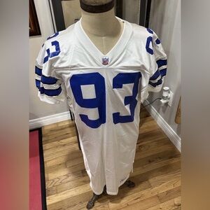 Vintage Authentic Ripon Starter Dallas Cowboys #93 Pro Cut Game Jersey Mens 48